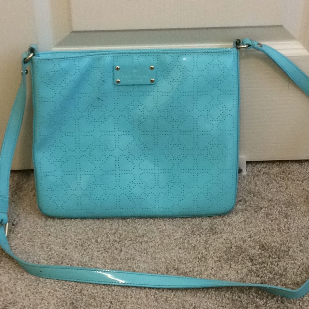 Perfect for summer blue Kate spade bag!